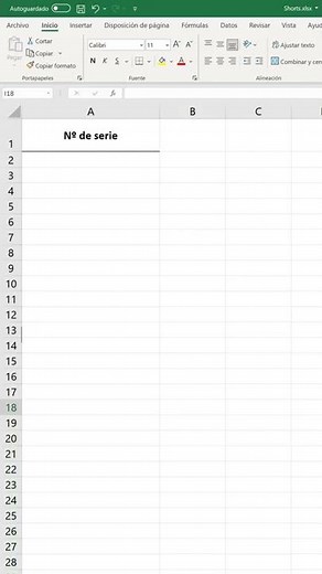 Crear SECUENCIAS de NÚMEROS en Excel [ personaliza Inicio y Paso ] ✅ #shorts
