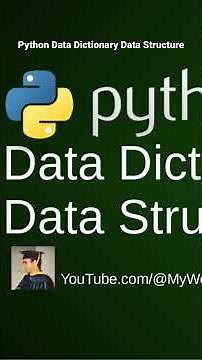Python Data Dictionary Data Structure