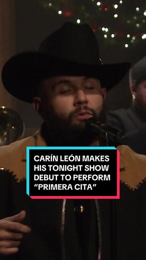 Carin Leon Performs “Primera Cita” on Tonight Show