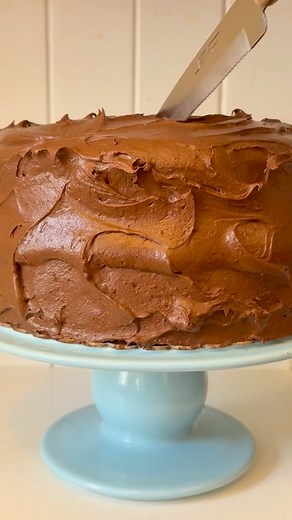 Warning: this cake has villain-level power! 😂 Because sometimes you just need a Matilda inspired chocolate cake that is so rich, moist (sorry) and decadent. . Some cakes are best eaten on the day but this one is really fudgy and light so it’s fine if you want to bake it one day and then ice it the next. . It also feeds about 8 to 10 people, but you can also make it as a single layer cake as well. I’m a little bit obsessed with that light and fluffy chocolate frosting 🥰 . https://www.notquiteni