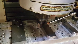 24K views · 193 reactions | More dynamic high speed machining... .5" end mill tearing through cold rolled steel at full depth of cut @ 223 inches per minute - | Ballistic Fabrication | Facebook