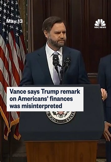 Replying to @nbcnews Vice President JD Vance responds to a question from NBC News’ Monica Alba about whether he agrees with President Trump’s comments on Tuesday that Trump doesn’t think about Americans’ financial situations in making decisions around the Iran war.
