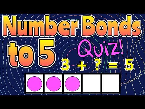 NUMBER BONDS TO 5 QUIZ | Miss Ellis #numberbondsto5