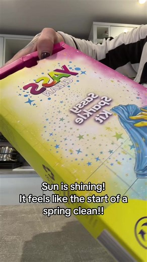 Obsessed with the new @Yass Clean sassy sparkle kit #springclean #cleaningproducts #yassclean #sassysparklekit