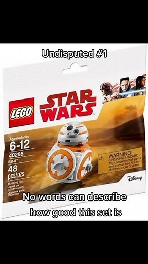 BB8 > Every Lego set ever#starwars #legostarwars #lego #lightsaber #legoset #jedi #sith #lukeskywalker #darthvader #mandalorian #clonewars #legocollection