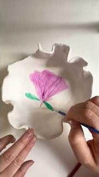 It broke a piece.My heart is bleeding.#clay#diy clay#clay art#craft#DIY#craft