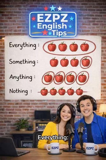 Stop Saying It Wrong! 😱 Everything vs Something vs Anything vs Nothing 🍎