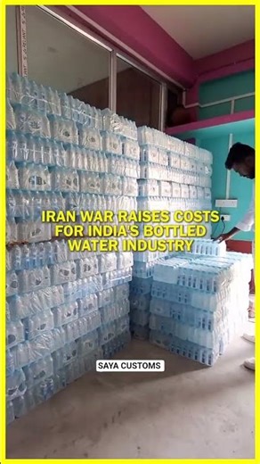 Pal Pal badta ja raha hai 👀....#waterbottle #packageddrinkingwater #iranwar #iranwater #mineralwater