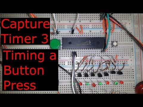 Capture & Timer 3 to Time a Button Press 🔴 PIC Microcontroller Programming Tutorial #12 MPLAB in C