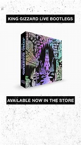 KING GIZZ BOOTLEGS 🧙‍♂️🦎 Dig through heaps of deluxe live bootlegs in the store – with more dropping every month! | Fuzz Club