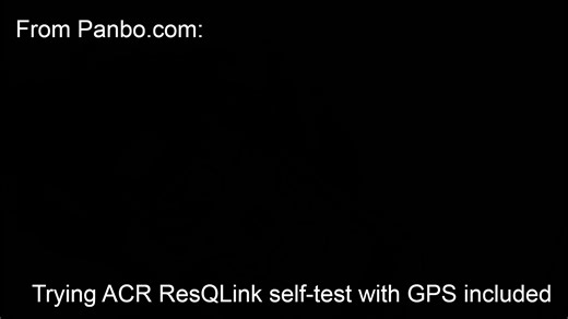 ACR ResQLink View GPS Self-Test Demonstration for Personal Locator Beacon