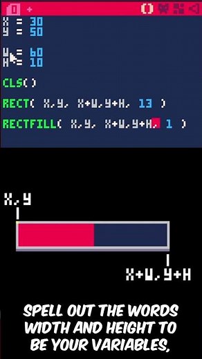 PICO-8 Game Dev: Width and Height #gamedev #pico8 #coding
