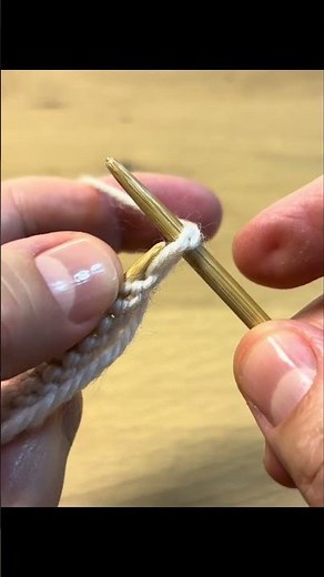 How to slip the first stitch purlwise in #knitting