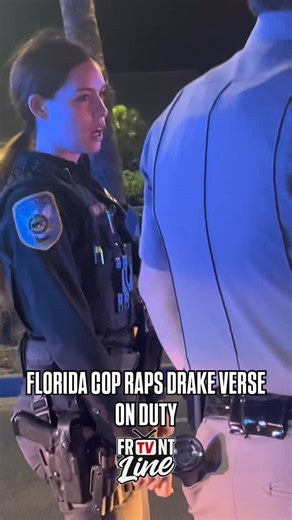 FrontLine Tv | Caught on camera officer hits the beat mid-shift 😭 #FrontlineTV #FloridaPolice #Drake #ViralClip #HipHopMoments #FYP #FunnyCop #LawAndBars... | Instagram