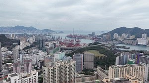 Feb 23 2025 Container Terminal Hong Kong Major Port Logistics Hub