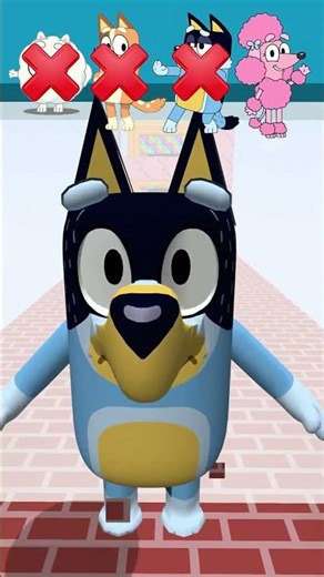 Guess The Correct Logo UP-Down Bluey Challenge💙🥶🔥 #bluey #roblox #minecraft