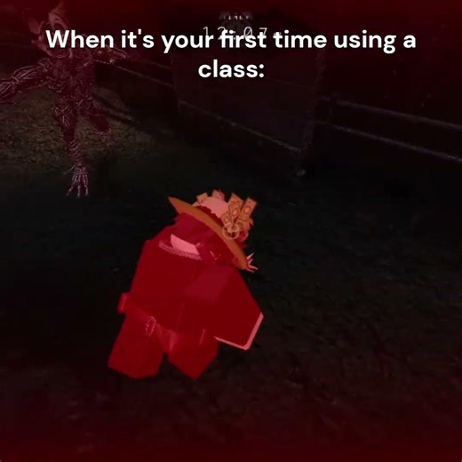 When it's your first time using a class: