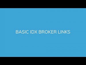 How-To: Basic IDX Broker Links