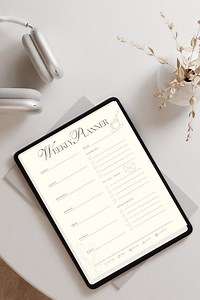 Aesthetic Minimalist Simple Digital Weekly Planner Template - Etsy Australia