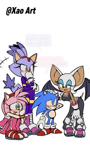 Classic Sonic Is TOO Irresistible😉💙#sonicthehedgehog #comicdub #shorts #sonicracingcrossworlds#ship