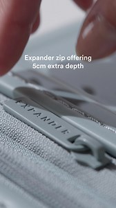 Meet our new signature Icon Stripe suitcase in Limited Edition Mist Gloss available in cabin & medium size. | Antler