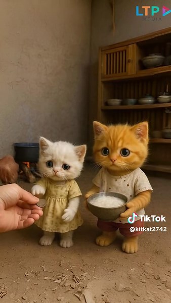 Playful Cat's Balloon Adventures