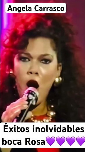 Angela Carrasco boca rosa éxitos inolvidables del recuerdo de la música balada viral
