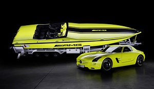 World’s Fastest Electric Boat Inspired By The Mercedes SLS AMG Electric Drive