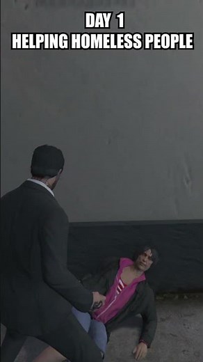 GTA 5: Helping the Homeless Day 1 (Gone Wrong) 😂