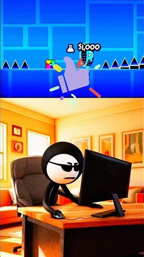 Can I pass this level? #geometrydash #shorts