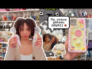 Je teste l’atelier Decoden le plus KAWAII de Paris 🎀🍰 | DIY coque gâteau chez Siyisama