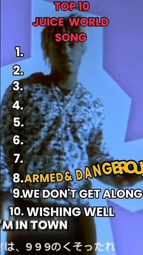 Top 10 juice world songs #shorts