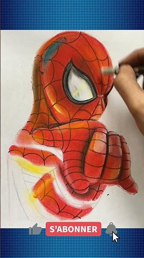 dessin Spiderman : Comment dessiner Spiderman : Drawing Spider-Man