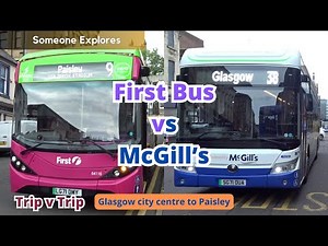 First Bus vs McGill's!: Trip v Trip | Glasgow to Paisley