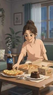 Insane Ghibli ASMR: Late Night Food Feast!🍕🍹