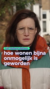 105K views · 404 reactions | '€1.400 per maand is tegenwoordig normaal.' Waarom is het zo moeilijk om aan een woning te komen? En waarom zijn ze zo duur? Kijk 'Half Holland dakloos' (2022) nu op NPO Start: https://bit.ly/VPRO-HHD01 | VPRO | Facebook