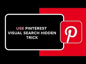 How to Use Pinterest Visual Search Hidden Trick