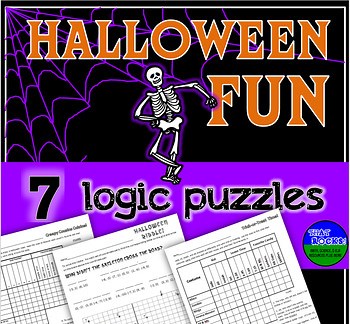Halloween Activities Logic Puzzles and Brain Teasers Low Prep Middle School Fun