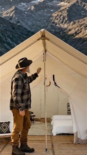 Professional Canvas Wall Tent Built for Harsh Conditions