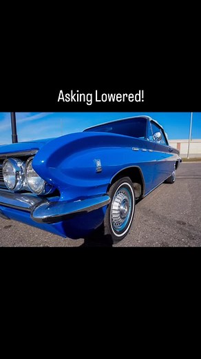 The price is down and the window is open — this ’62 Buick Skylark Convertible just became a killer buy. Smooth-running 215ci V8, fresh brakes, good tires, clean original interior, and that classic Blue/white-top look that never goes out of style. California roots, solid ride. Bring an offer and take it home. 1962 Buick Skylark Convertible $15,980 👉 https://clasiq.com/buyitnow/1962-buick-skylark-convertible/ | Clasiq