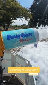 Iroquois PS welcomed back students with a foam party Thursday afternoon! This inclusive event allowed students 20 mins of foamy fun! Thanks to South Dundas Fire & Emergency Services for their help. #MyUCDSBFamily | Upper Canada District School Board (UCDSB)