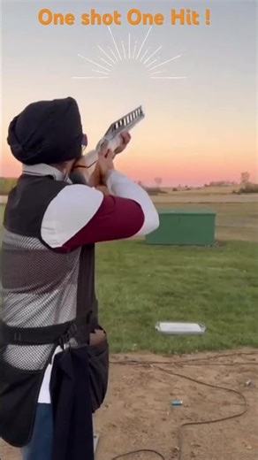 “PERFECT AIM 🔥 One Shot. One Hit. Trap Shooting MASTERCLASS! #shorts #youtubeshorts