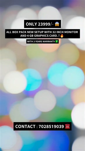 RAM WAGHMARE on Instagram: "ALL BOX PACK SETUP WITH 32 INCH MONITOR ✅ . . . . . . #computer #punecity #instagram #gamingsetup #trading"