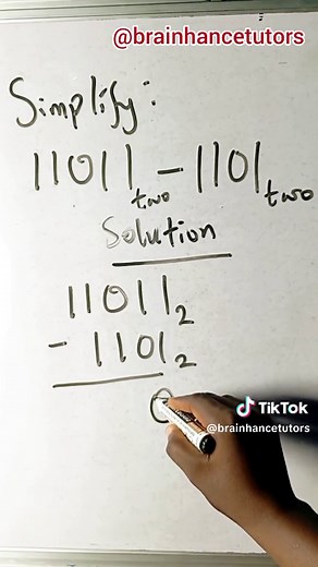 Subtraction of Binary Numbers Explained