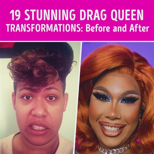 130K views · 750 reactions | 19 Stunning Drag Queen Transformations: Before and After | Celestoria | Facebook