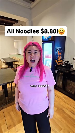 This Pink Hair Lady Boss want to Show You Everything...🤯😭😬 ✅️ open throughout CNY 2026 and have private room also! @longzhongjiak Secret $8.80 All local Noodles (special handcrafted!) Place with specialty China Food - hokkien mee, prawn mee, curry mee, beenhoon all have😀 gogogogo 拢众吃 Long Zhong Jiak 📍: 18 Ann Siang Rd, Singapore 069698 | Sgmustwatchla