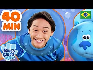 40 MINUTOS de aventuras ao ar livre com a Blue! | Pistas de Blue e Você