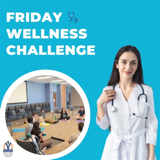 🌟 Friday Wellness Challenge 🌟 Hello, everyone! Our fantastic Via Wellness student organization recently invited other medical students to join them in a Wellness Challenge, and now it's your turn to get involved! 🌿✨ We’re excited to invite you to practice fun meditation techniques to better your mind. Incorporating just one meditation session per week can have amazing positive impacts on your well-being. 🧘‍♂️🧘‍♀️ Event Recap: Meditation Day with Dr. Mary Ann Taylor On Monday, May 20, we had
