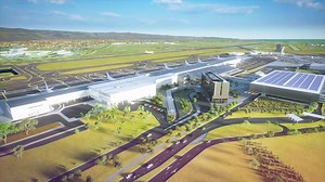 Watch as we 'turn the first sod' to mark the official start of construction on the $165m Adelaide Airport terminal expansion! | Adelaide Airport