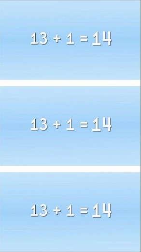 Adding 13 Song #shorts #math